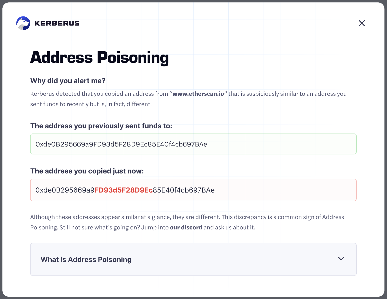 Kerberus Active Protection Overview: Visual showing what Active Protection is and how it works